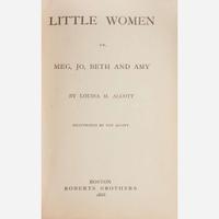 [Literature] Alcott, Louisa M. Little Women or, Meg, Jo, Beth and Amy