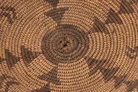 Two Apache Pictorial Baskets