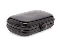 Bottega Veneta, Black Leather Clutch