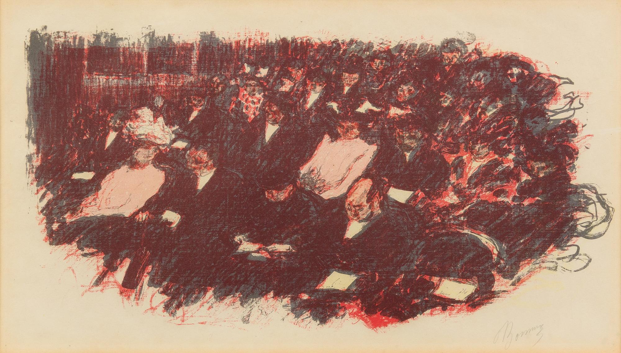 Pierre Bonnard, (French, 1867-1947), Au Theatre (from Quelques Aspects de la Vie de Paris), 1899