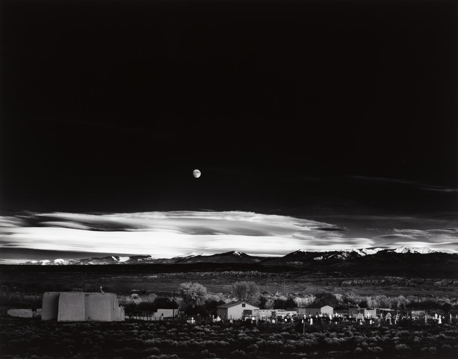 Ansel Adams (1902-1984) Moonrise, Hernandez, NM, 1941