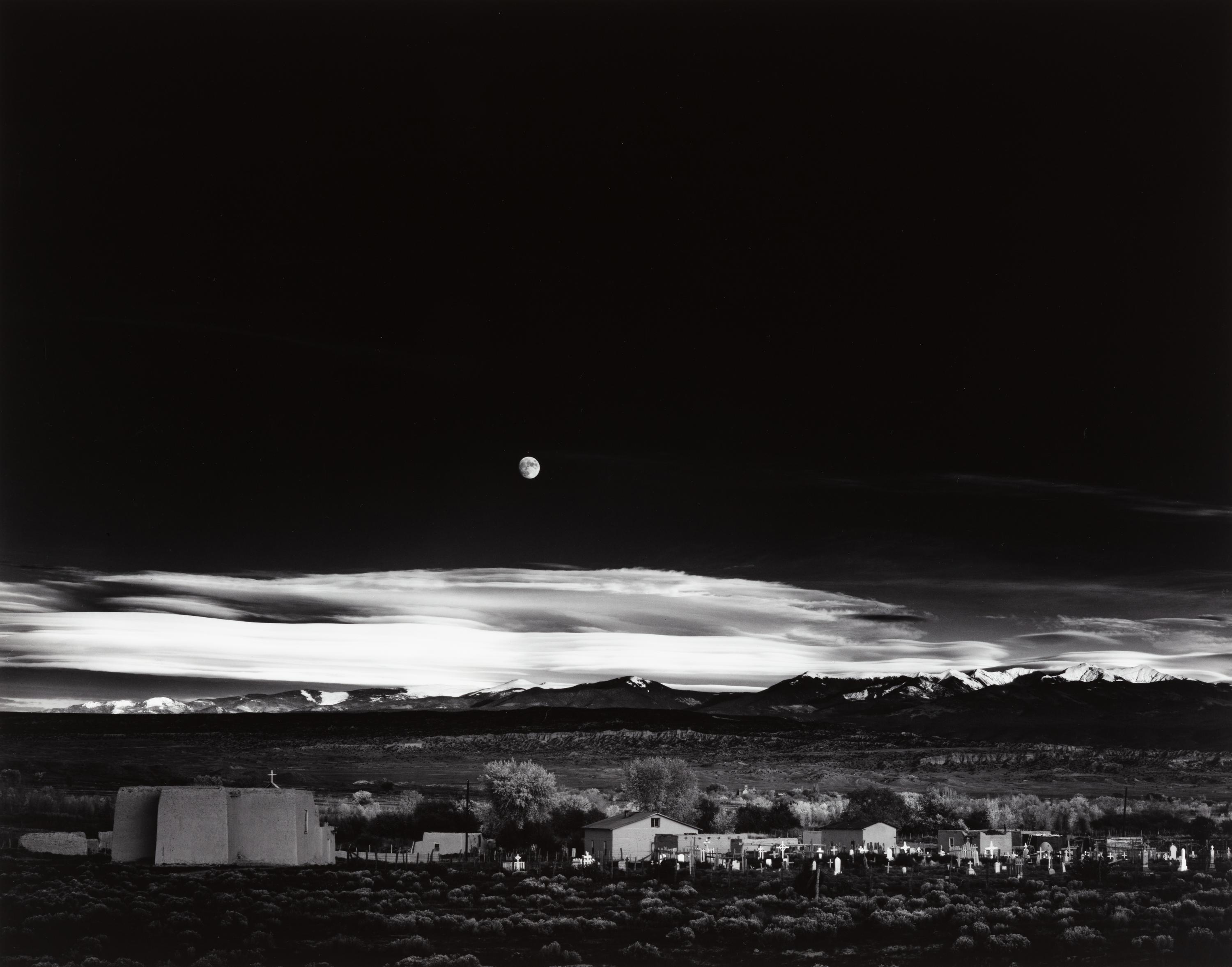 Ansel Adams (1902-1984) Moonrise, Hernandez, NM, 1941