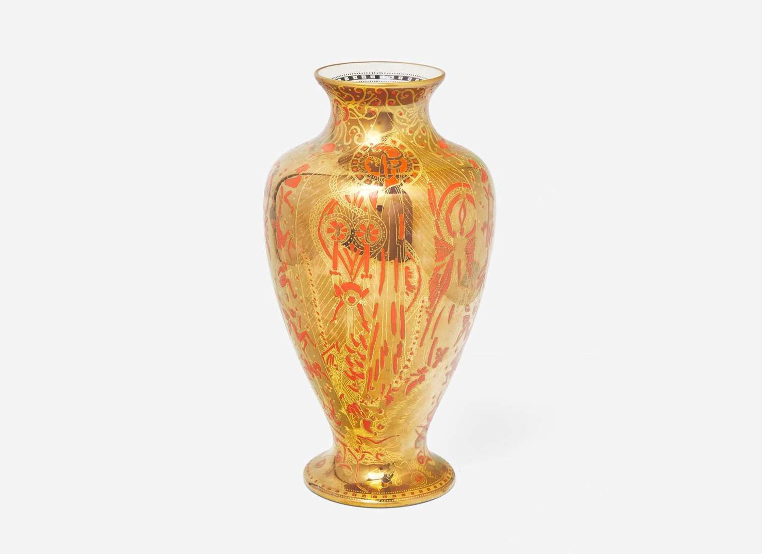 A Wedgwood Fairyland Lustre "Candlemass" Vase, UK, 1920s
