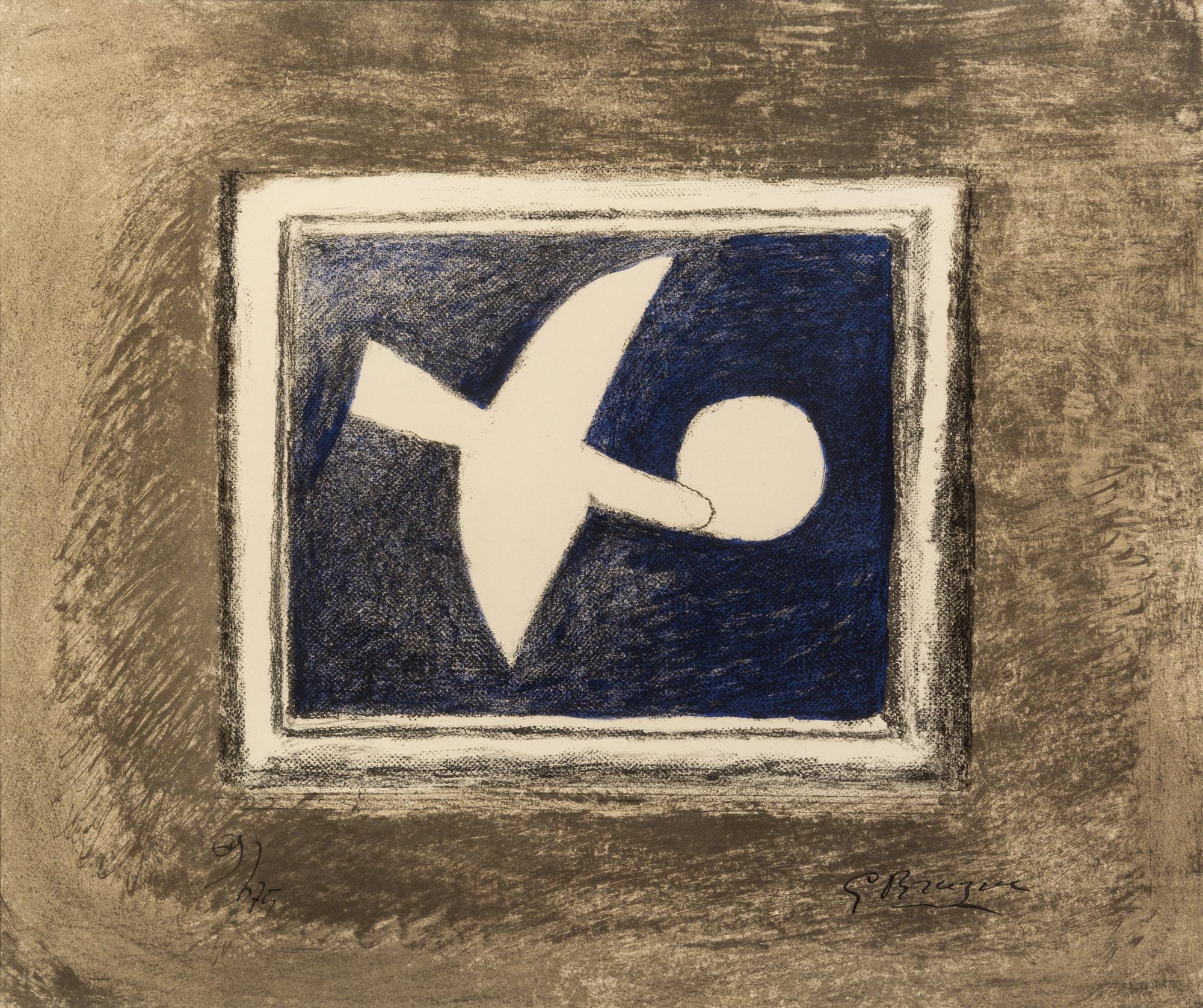 Georges Braque, (French, 1882-1963), Astre et Oiseau II, 1958-59