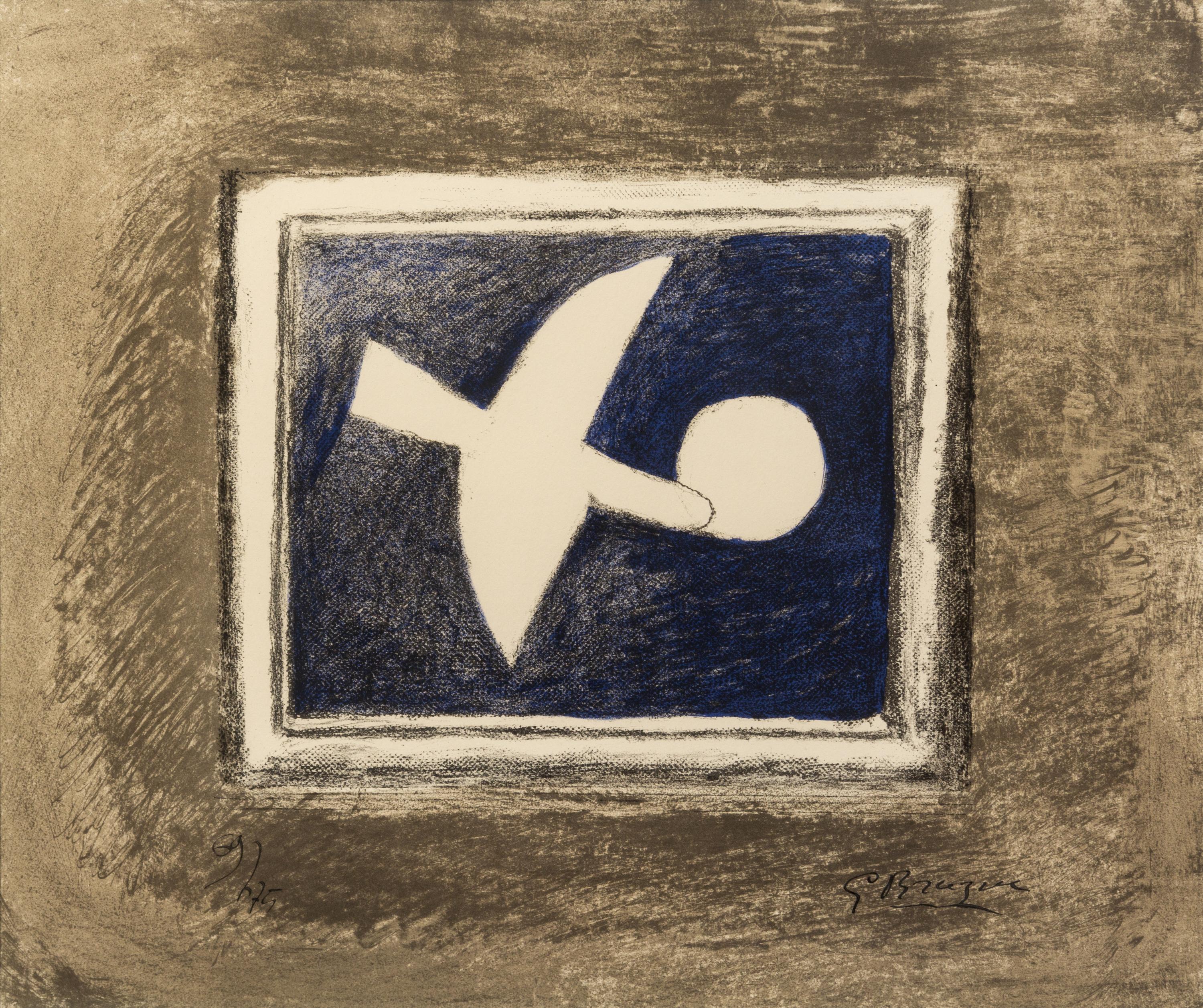 Georges Braque, (French, 1882-1963), Astre et Oiseau II, 1958-59