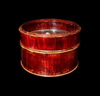 Two Manchu Official's Court Hats and a Storage Case, Qing Dynasty 清 冬夏官帽一組連匣