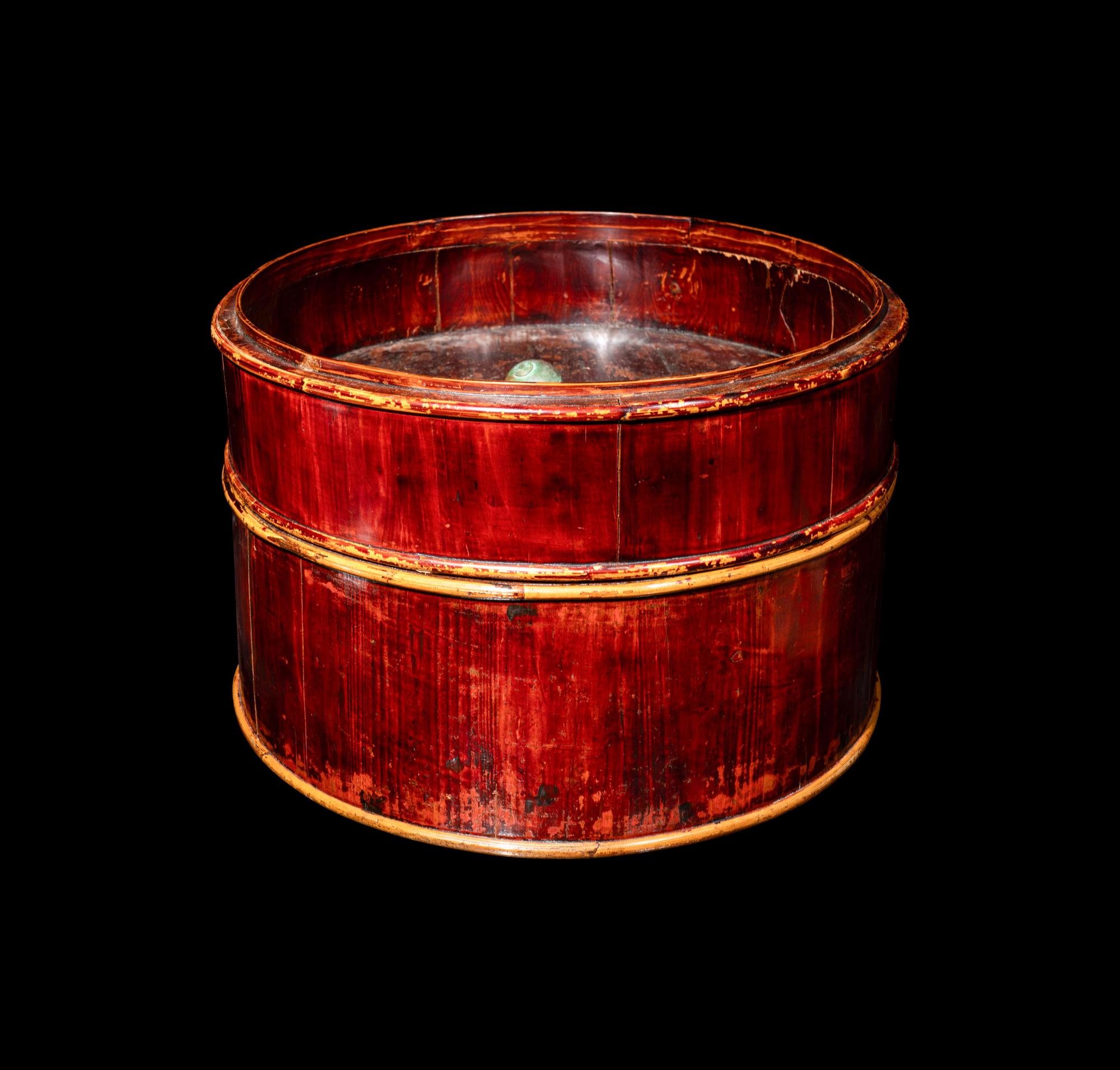 Two Manchu Official's Court Hats and a Storage Case, Qing Dynasty 清 冬夏官帽一組連匣
