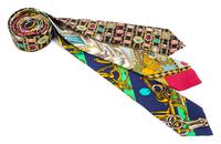 A Group of Three Hermes Silk Ties,