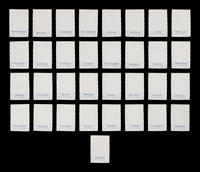 A Complete Set of 1969 Topps Deckle Edge Baseball Cards (33/33)