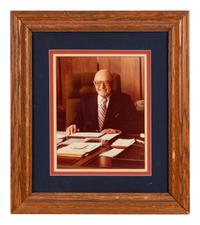 A Group of 14 Photographs of George Halas Formerly Displayed at Mike Ditka's Restaurant