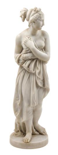 An Italian Marble Figure Height 32 inches. — AFTER ANTONIO CANOVA