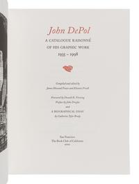 [BOOK CLUB OF CALIFORNIA]. [DEPOL, John (1913-2004)]. FRASER, James Howard and Eleanor FRIEDL, editors. John DePol: A Catalogue Raisonné of His Graphic Work, 1935-1998 . San Francisco: The Book Club of California, 2001.