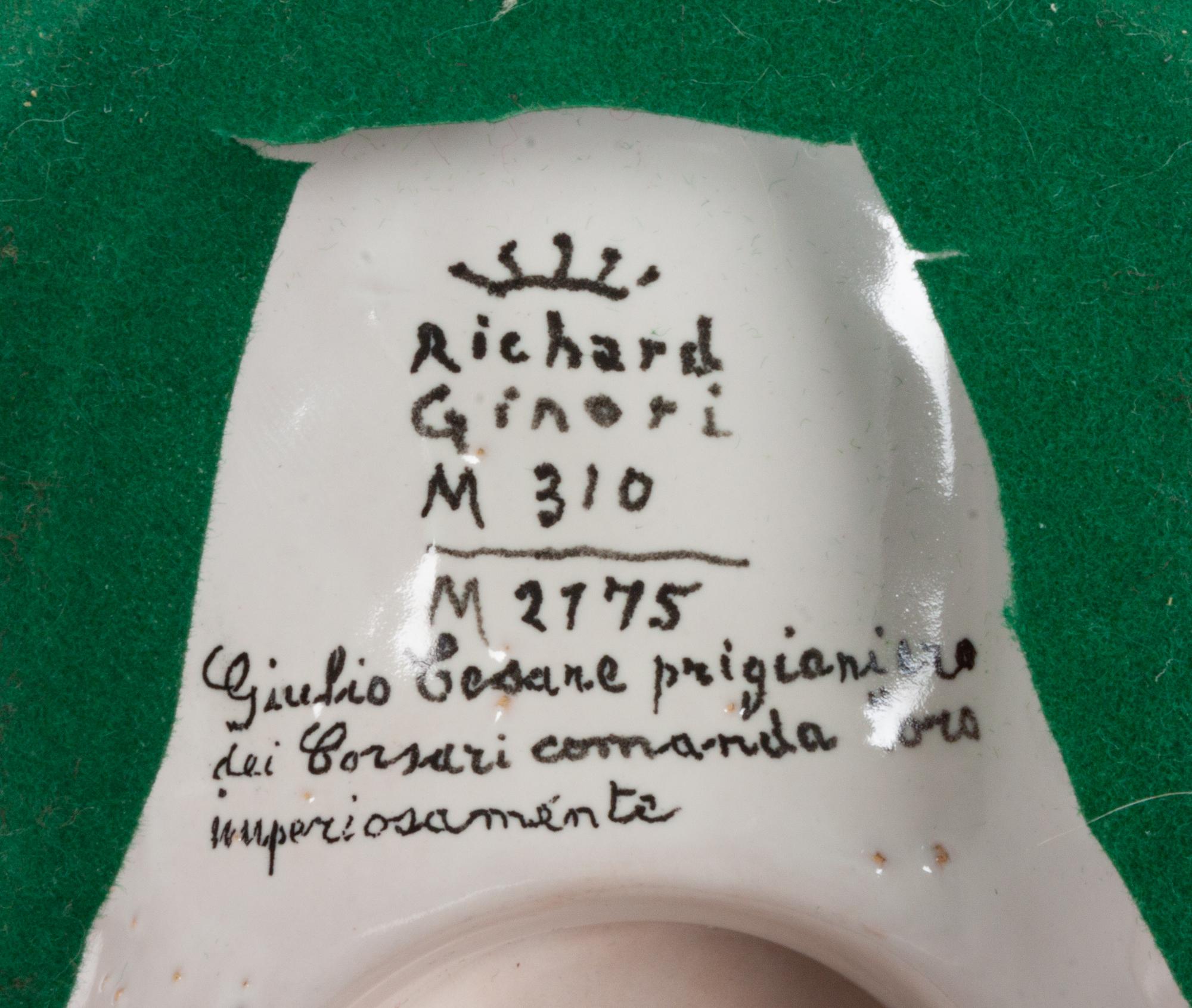 A Richard Ginori Italian Faience Center Bowl