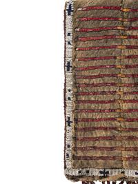Sioux Quilled and Beaded Buffalo Hide Pouch