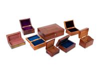 A Group of Ten English Boxes