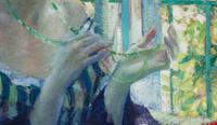 Richard Edward Miller, (American, 1875-1943), The Necklace (La Femme au Collier), c. 1913