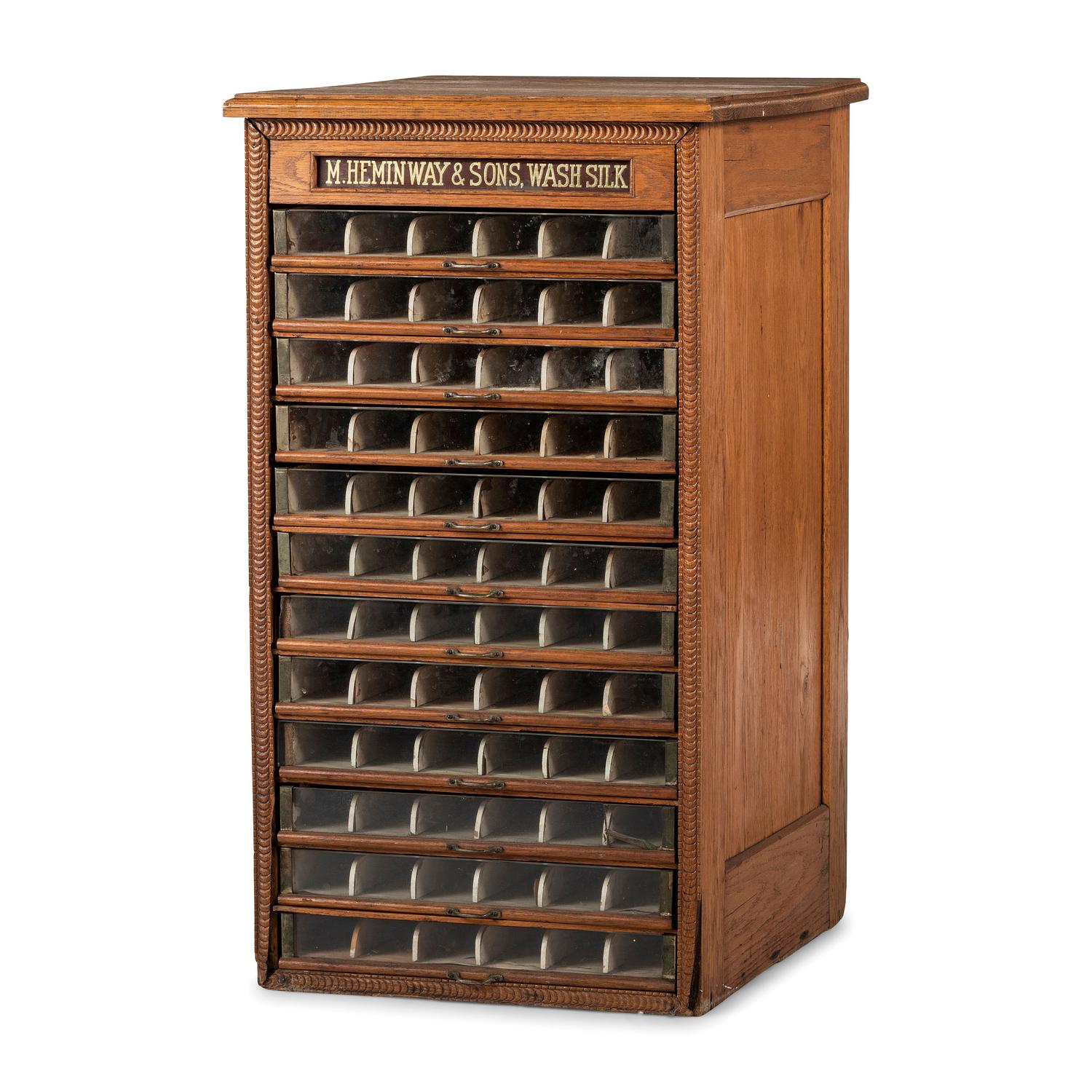 An M. Heminway & Sons Spool Cabinet