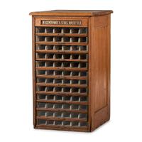 An M. Heminway & Sons Spool Cabinet