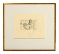 Group of 8 Architectural Drawings from The Crooks' House, 1976