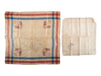 [AMERICANA -- TEXTILES]. A group of 13 handkerchiefs and other textiles commemorating the Centennial, the Founding Fathers, and other patriotic themes, including: