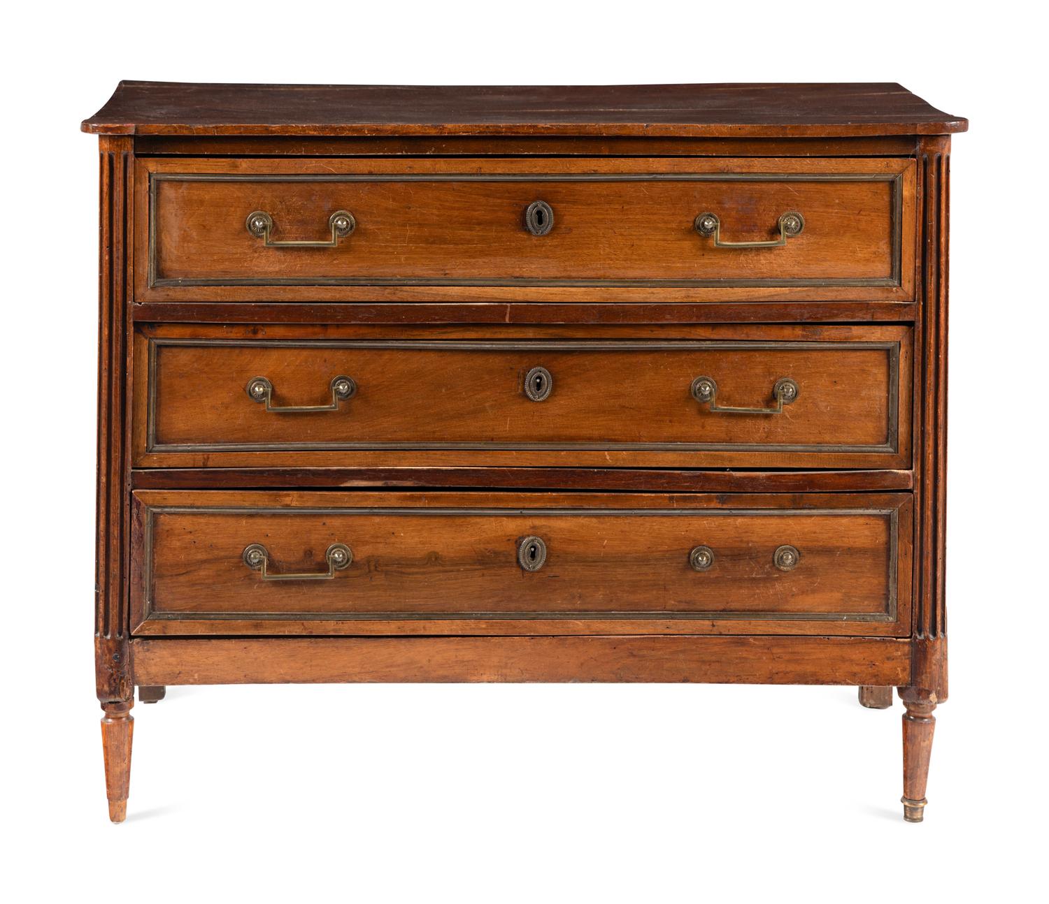 A Directoire Mahogany Commode
