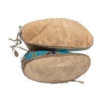 Sioux Child's Beaded Moccasins
