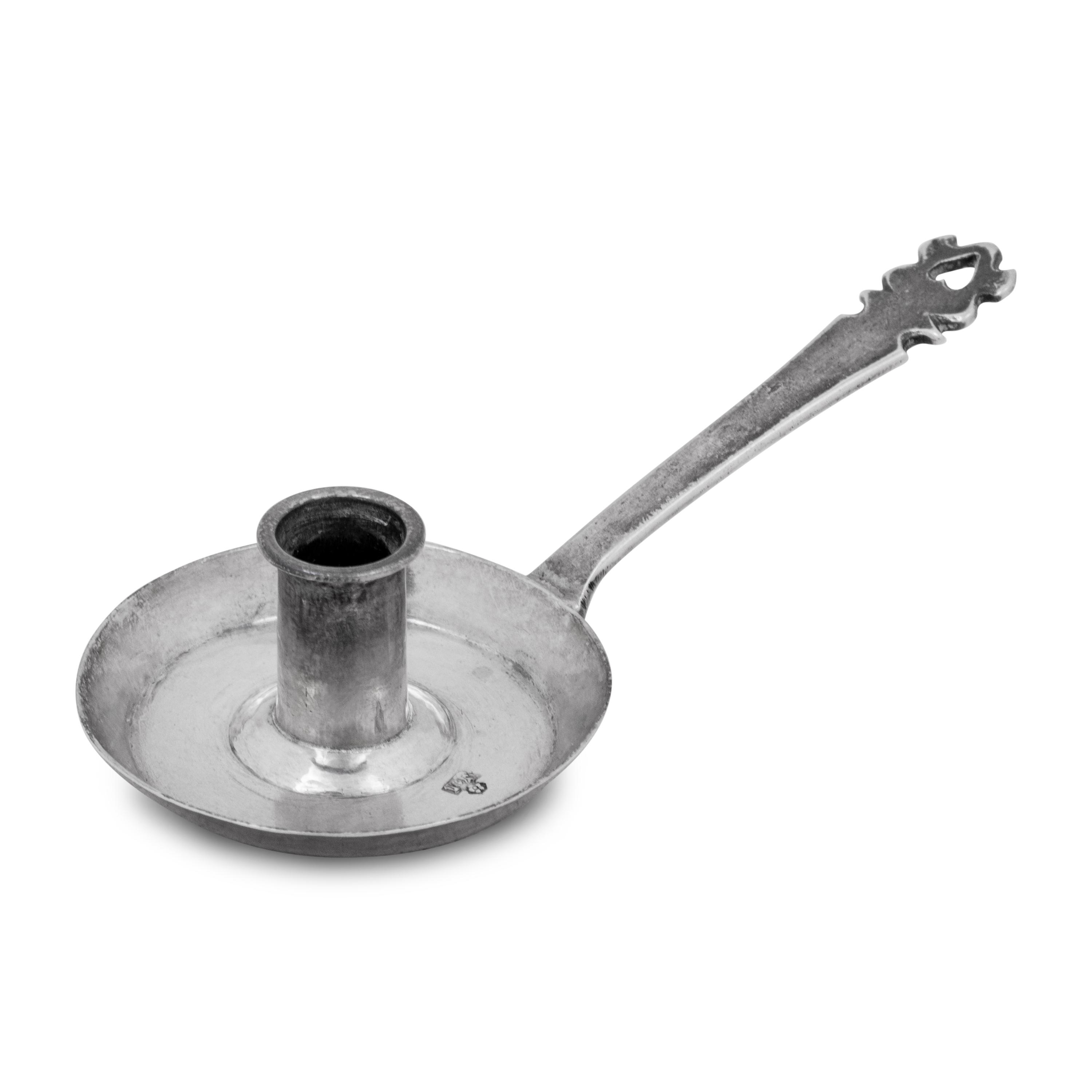 A Dutch Silver Miniature Chamber Stick