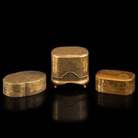Three Japanese lacquer boxes with covers 日本漆器盖盒三件 Meiji to Taisho period ?????