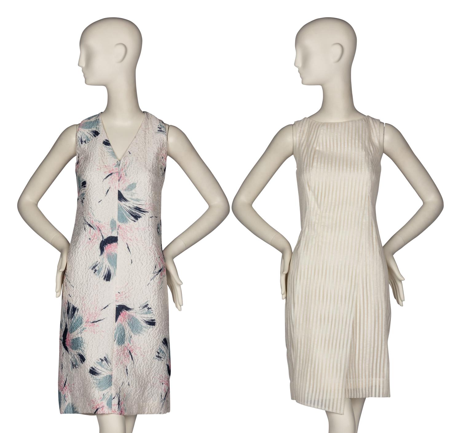 Two Designer Dresses: Giorgio Armani Black Label and AKRIS