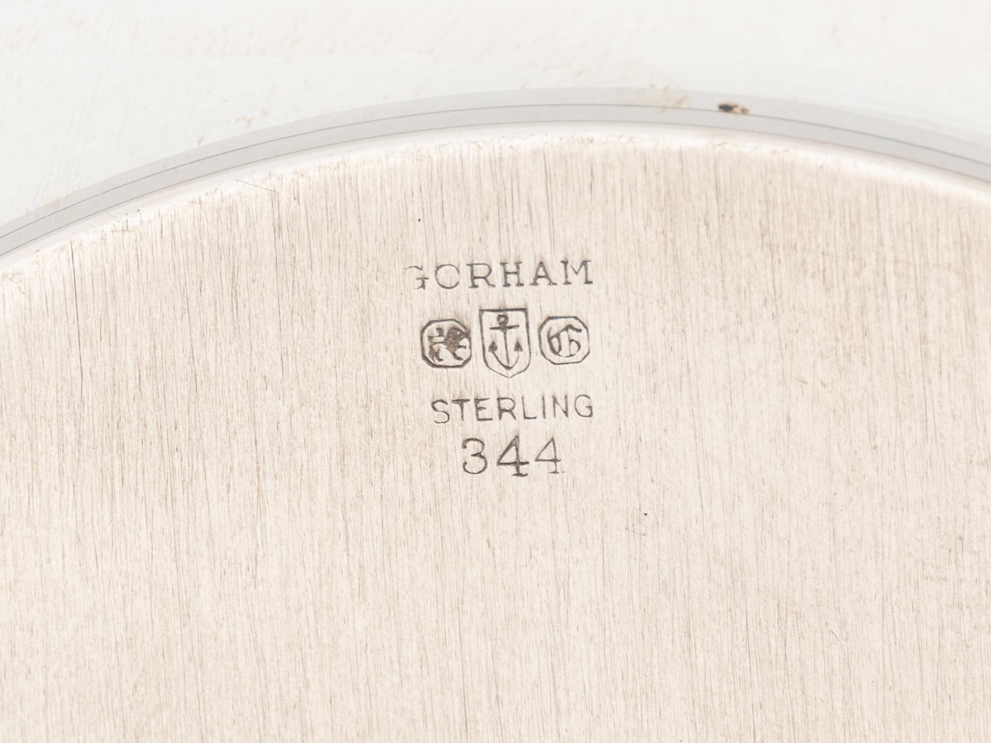 Three Gorham Silver Monogrammed Dishes