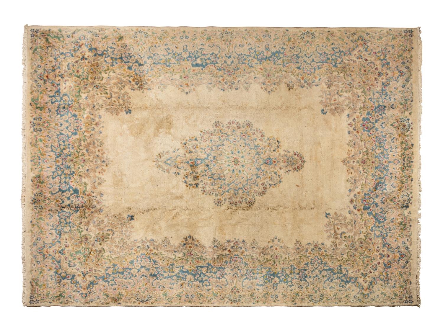 A Kirman Wool Rug