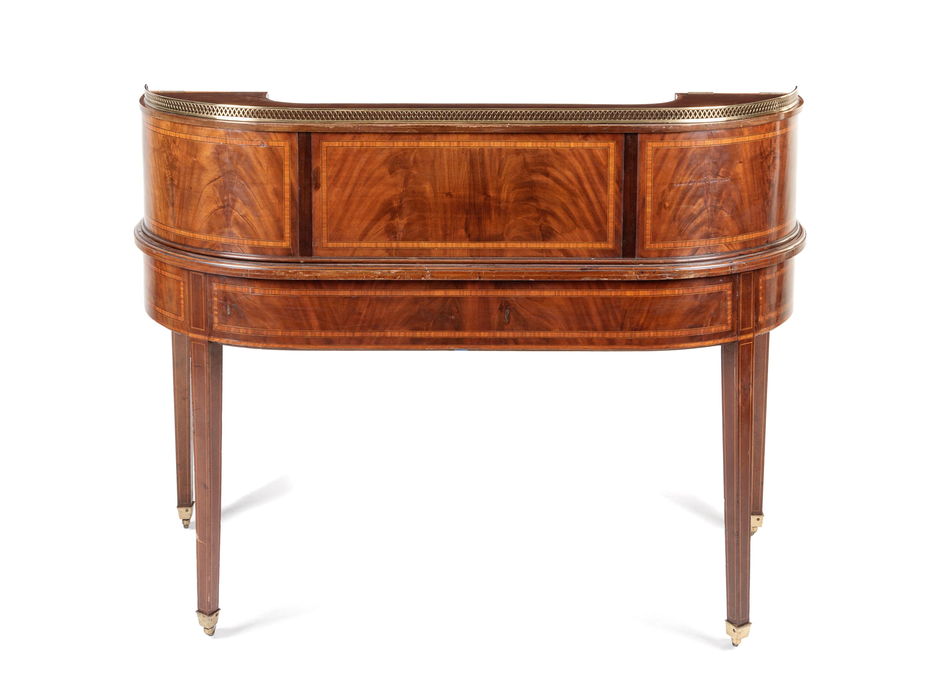 A Regency Mahogany Carlton House Desk