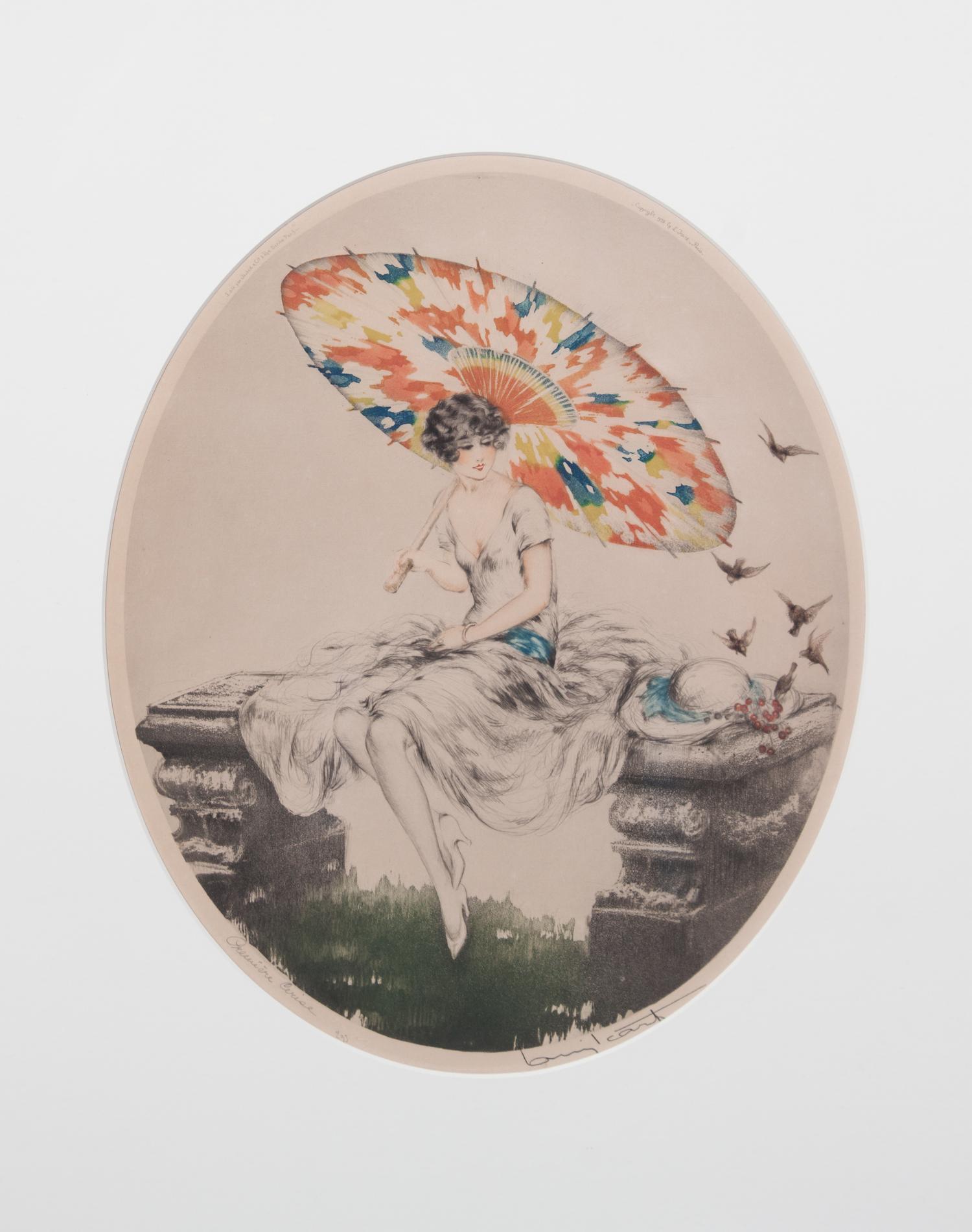 Louis Icart, (French, 1888-1950), Parasol, 1928
