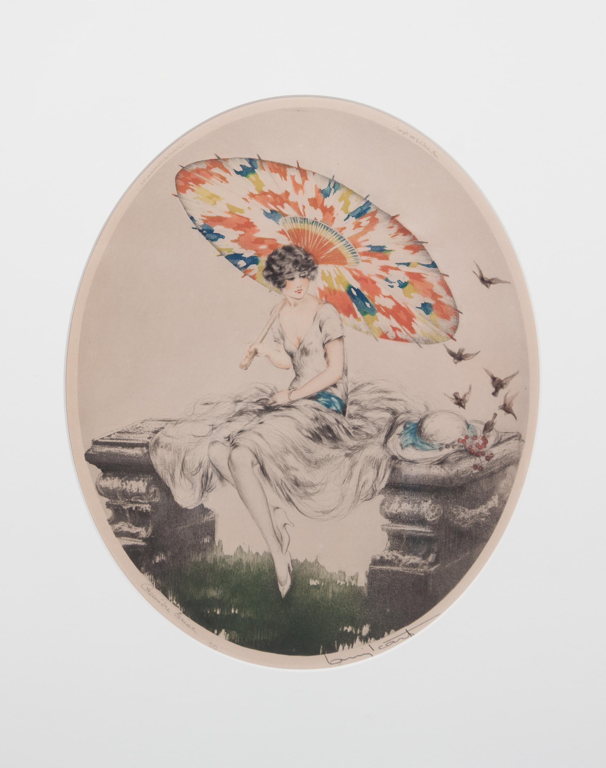 Louis Icart, (French, 1888-1950), Parasol, 1928