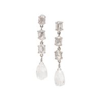 BRIOLETTE DIAMOND NECKLACE AND EARRINGS