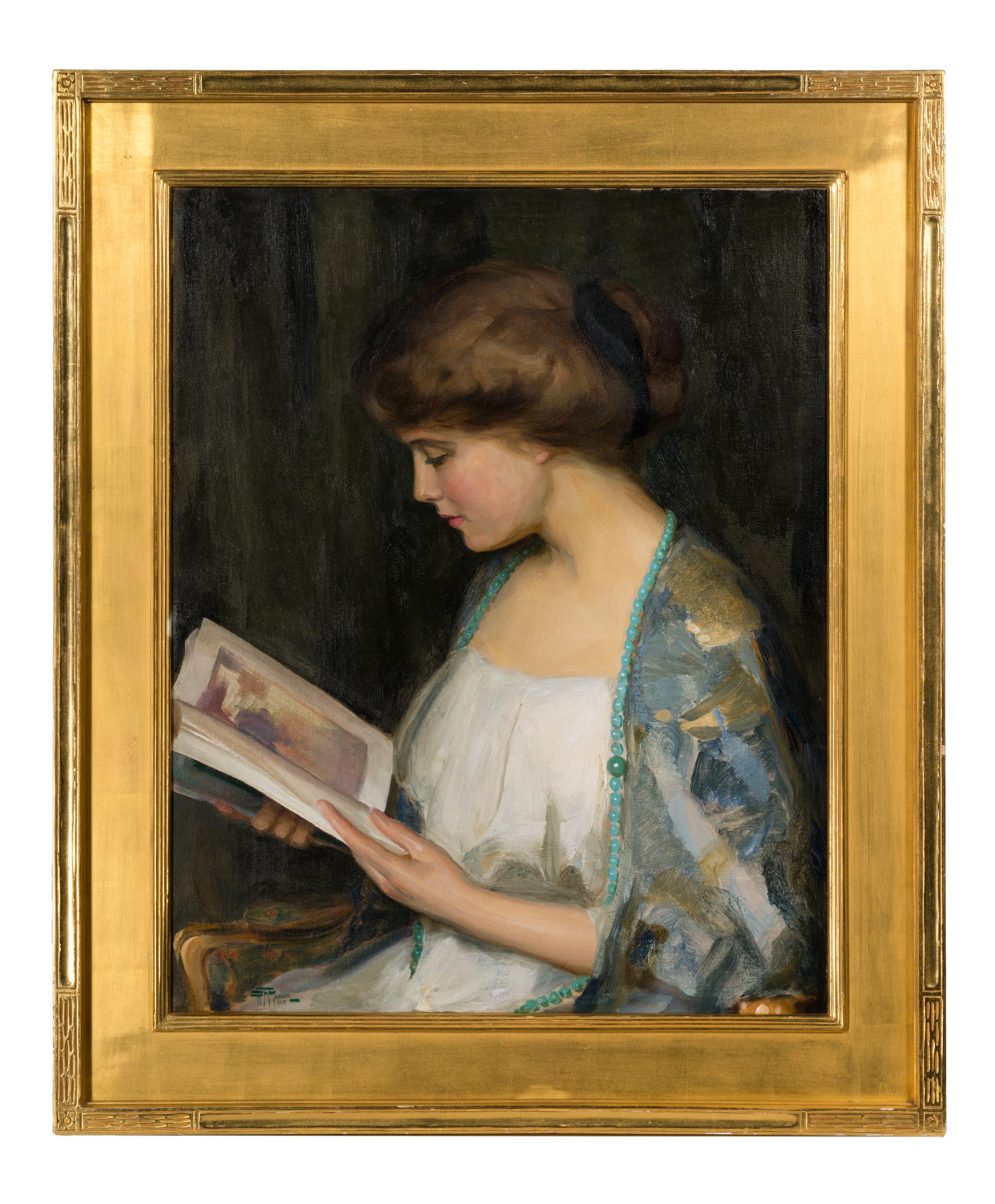 Lady Reading in an Interior , 1908