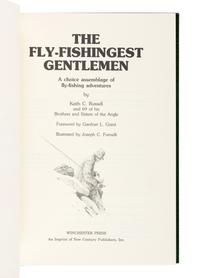 [DAIRYPAIL PRESS]. RUSSELL, Keith C. The Fly-Fishingest Gentlemen: A Choice Assemblage of Fly-Fishing Adventures . [N.p.]: Dairypail Press, 1986.