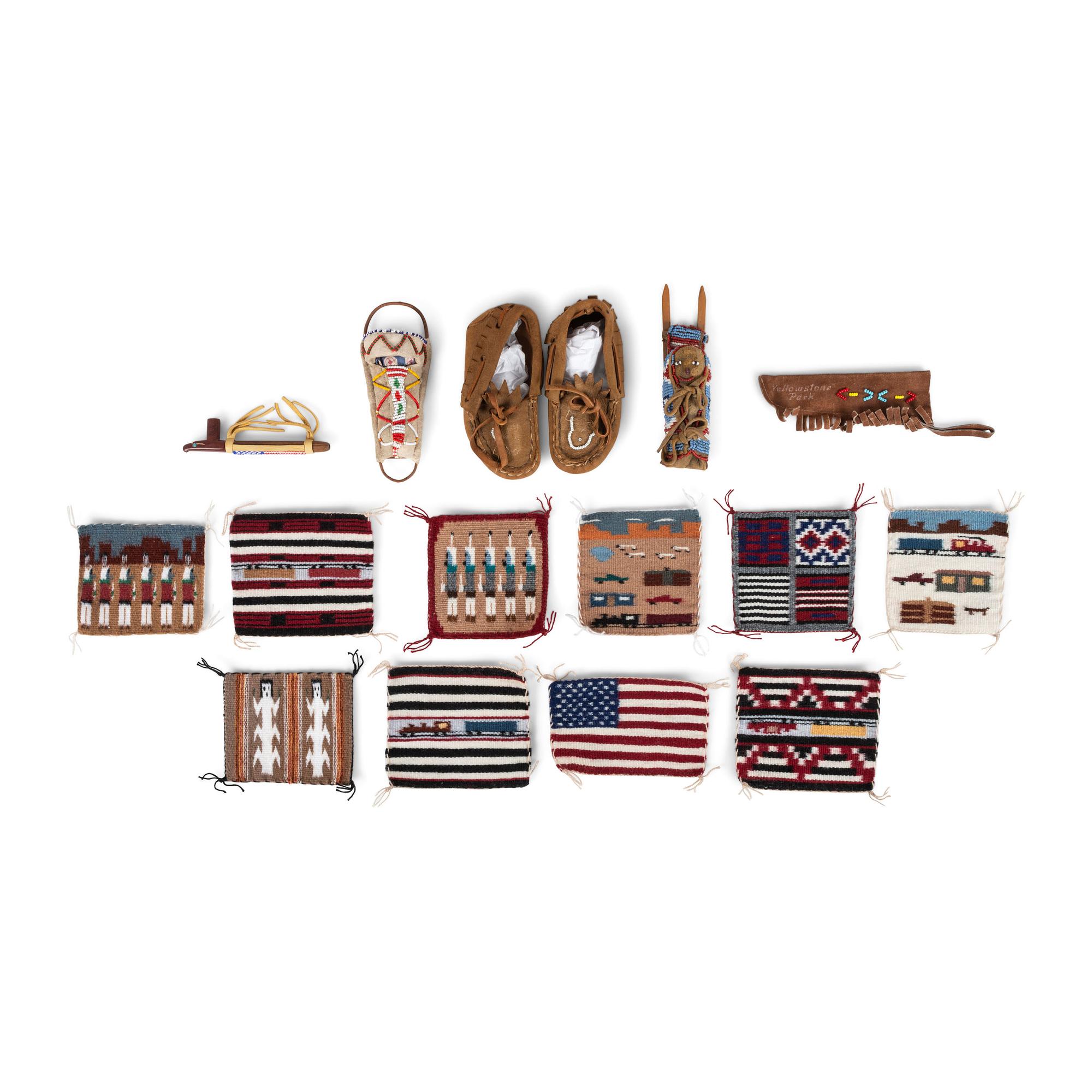Collection of Navajo Pictorial Sampler Weavings