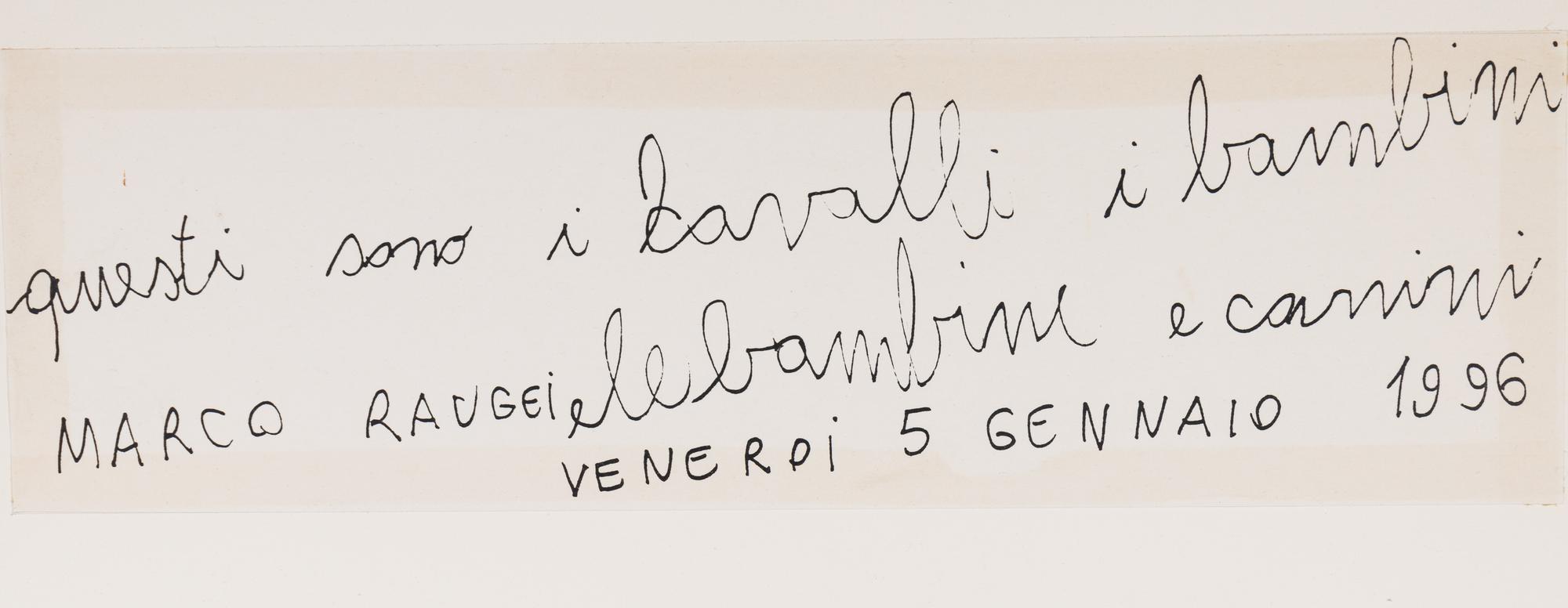 questi sono i cavalli i bambini