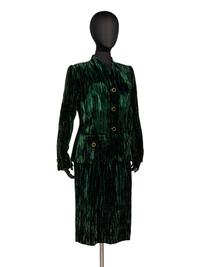 Custom Chez Ninon, Velvet Skirt Suit