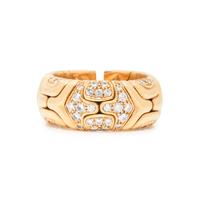BULGARI, YELLOW GOLD AND DIAMOND 'PARENTESI' RING