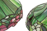 Two American Leaded Glass Lamps