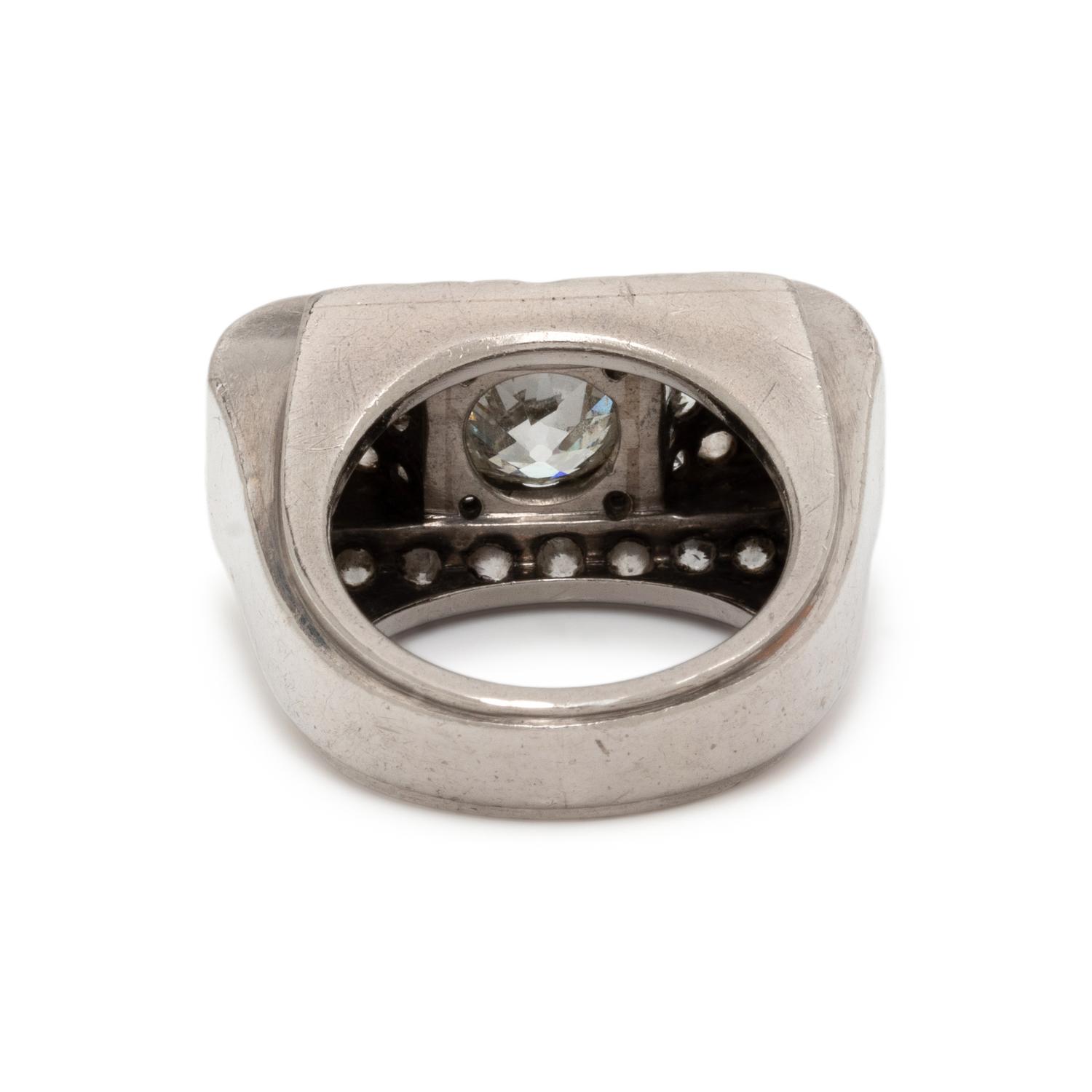 ART DECO, DIAMOND RING
