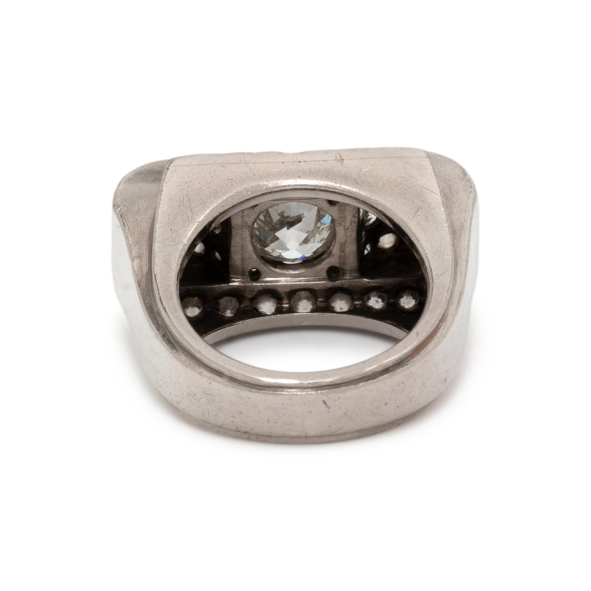 ART DECO, DIAMOND RING