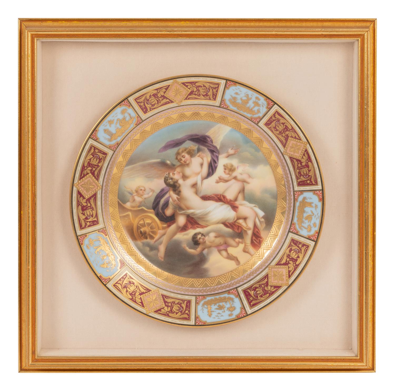 A Vienna Porcelain Cabinet Plate