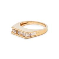 YELLOW GOLD AND DIAMOND RING