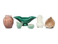 Six Rookwood Pottery Table Articles