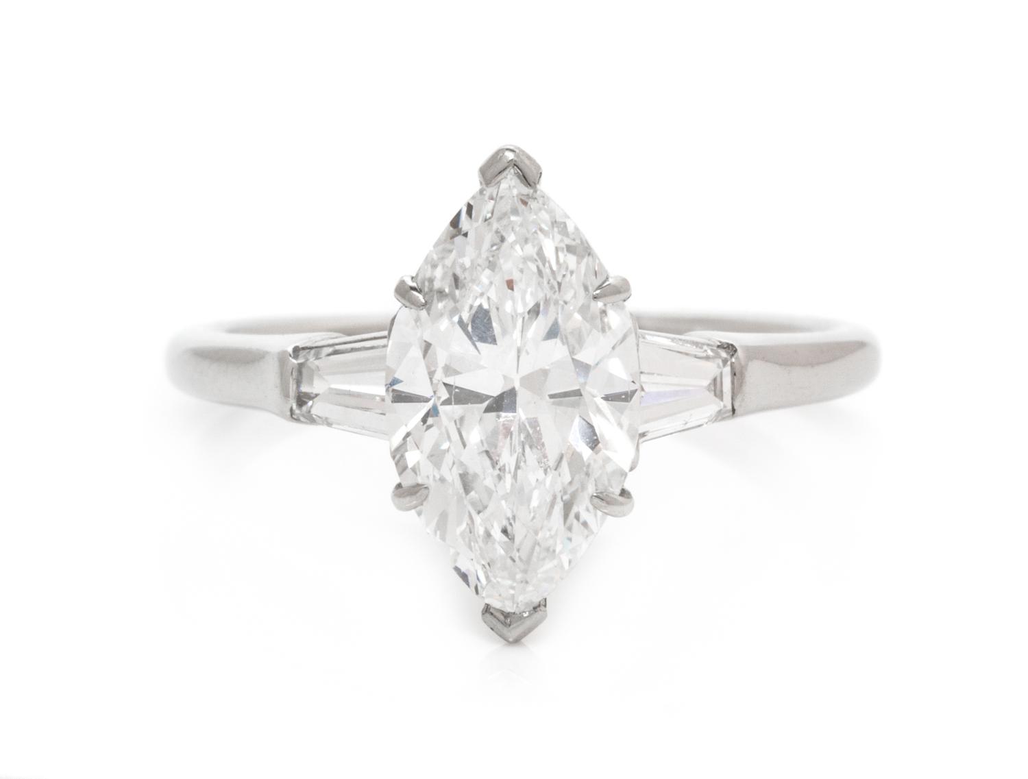 A Platinum and Diamond Ring, Harry Winston, Circa 1966, 3.10 dwts.