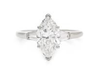 A Platinum and Diamond Ring, Harry Winston, Circa 1966, 3.10 dwts.