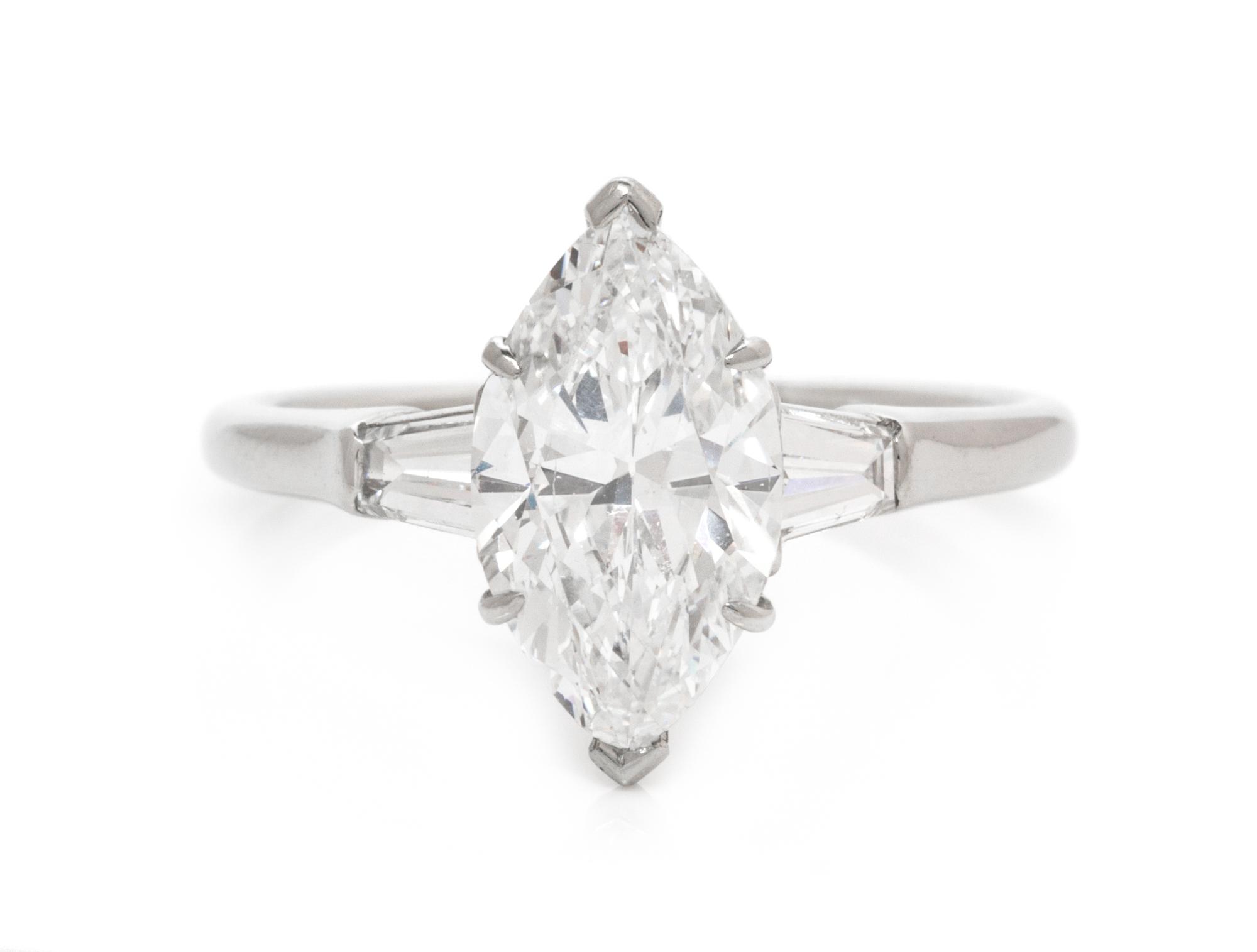 A Platinum and Diamond Ring, Harry Winston, Circa 1966, 3.10 dwts.